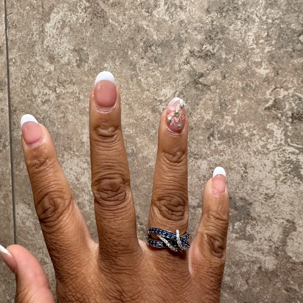 Levian Sapphire Diamond Right Hand Ring